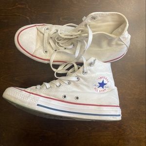 White high top converse